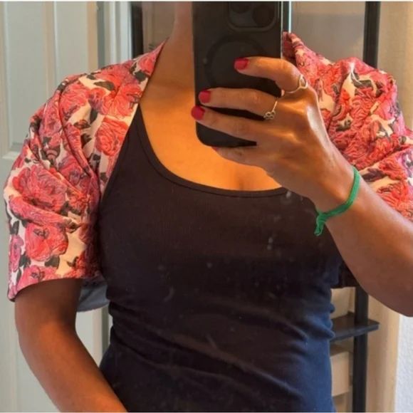 Byron Lars Floral Bolero Jacket - Picture 4 of 5